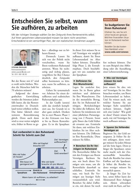 vznews, Deutschland, April, Ausgabe 70