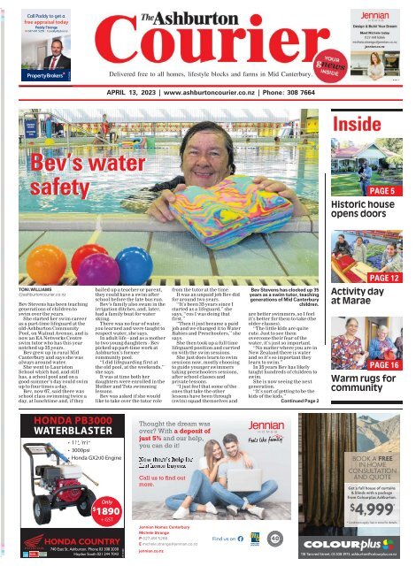 Ashburton Courier: April 13, 2023