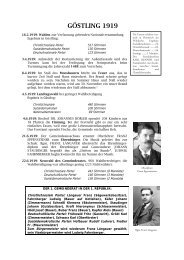 GÖSTLING 1919-1929 - Göstling an der Ybbs