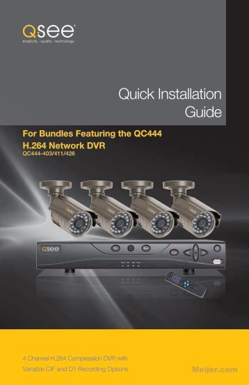 Quick Installation Guide - Meijer