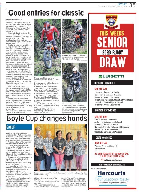 North Canterbury News: April 13, 2023