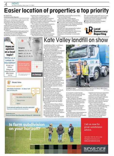 North Canterbury News: April 13, 2023