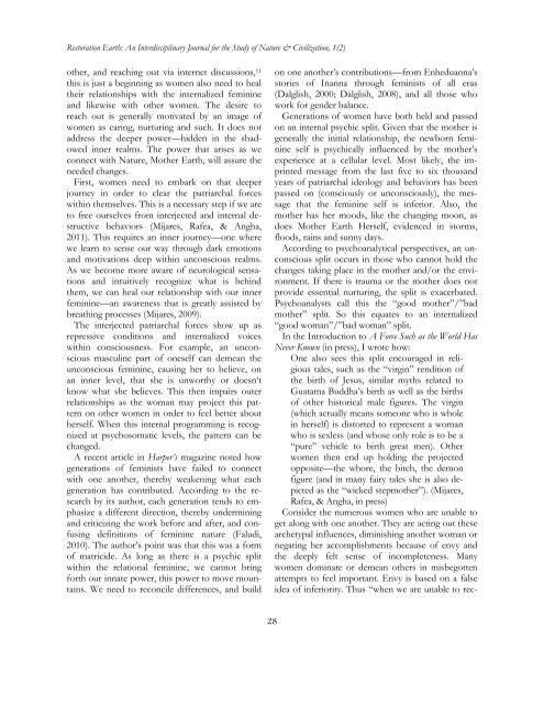 RE:IJSNC, Issue 1, Volume 2, May 2012 - Ocean Seminary College