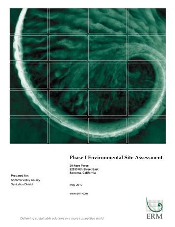 Phase I Environmental Site Assessment - Sonoma County Water ...