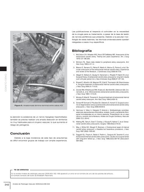 Aneurisma de arteria carótida interna extracraneal. A propósito de ...