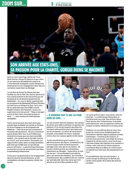 Journal wiwsport n179 - 13 avril 2023