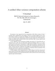 A unified Allan variance computation scheme - SRON