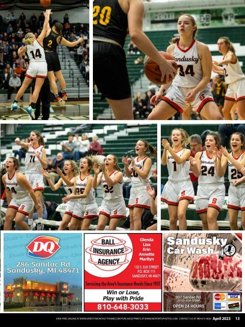 April 2023 Issue of Varsity Monthly Thumb Magazine