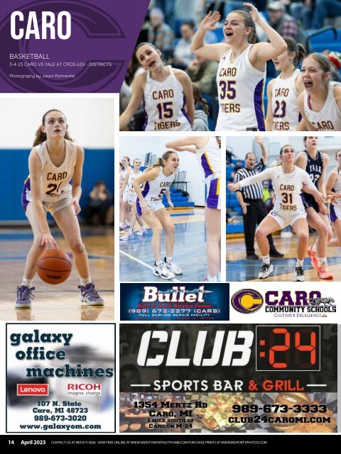 April 2023 Issue of Varsity Monthly Thumb Magazine