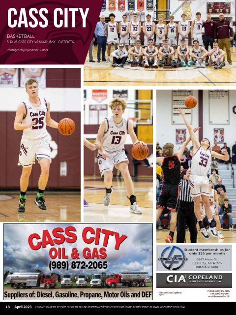 April 2023 Issue of Varsity Monthly Thumb Magazine