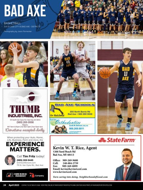April 2023 Issue of Varsity Monthly Thumb Magazine