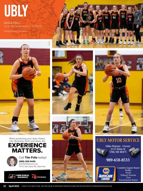 April 2023 Issue of Varsity Monthly Thumb Magazine