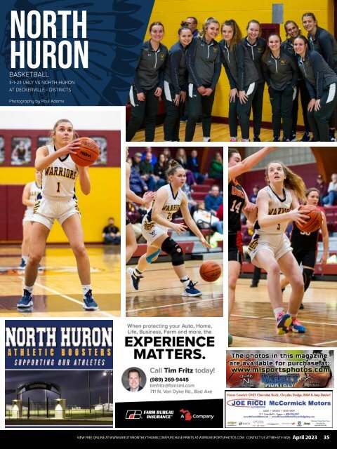 April 2023 Issue of Varsity Monthly Thumb Magazine