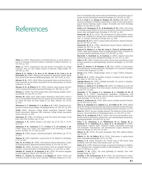 References - default - Worth Publishers