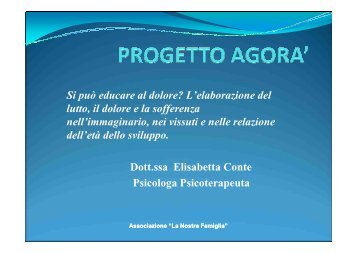 Si può educare al dolore? L'elaborazione del lutto, il dolore e la ...