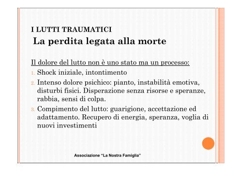 Si può educare al dolore? L'elaborazione del lutto, il dolore e la ...