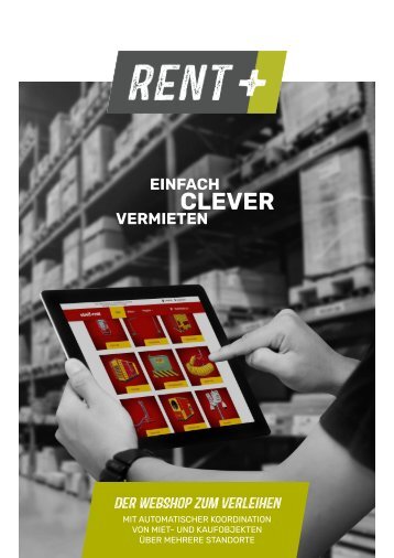 RENT+ Infobroschüre - Einfach Clever Vermieten