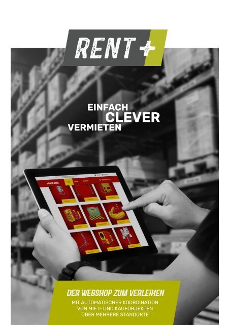 RENT+ Infobroschüre - Einfach Clever Vermieten