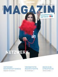 Magazin Mitarbeitende Solothurner Spitäler 1/23 – Netzwerk