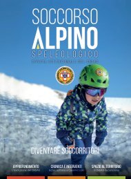 La rivista istituzionale del Soccorso Alpino e Speleologico - n. 81, marzo 2023