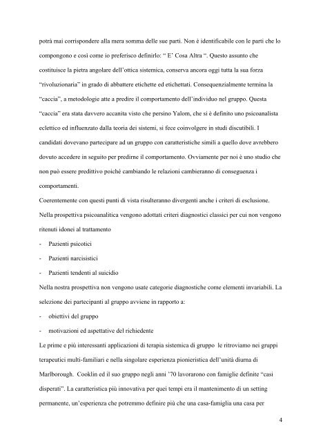 La psicoterapia sistemica e i gruppi - Formazione in Psicologia