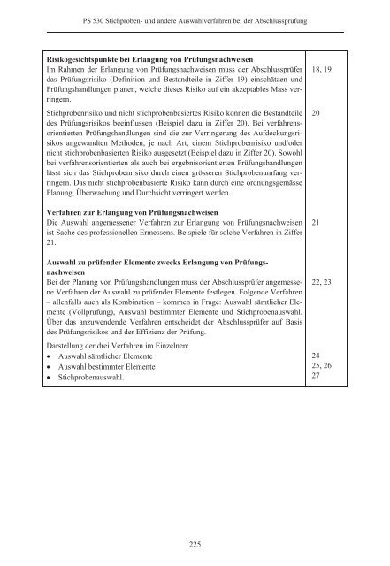 Schweizer Prüfungsstandards (PS) - Ausgabe 2010 - Finanzkontrolle