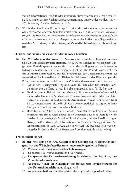 Schweizer Prüfungsstandards (PS) - Ausgabe 2010 - Finanzkontrolle