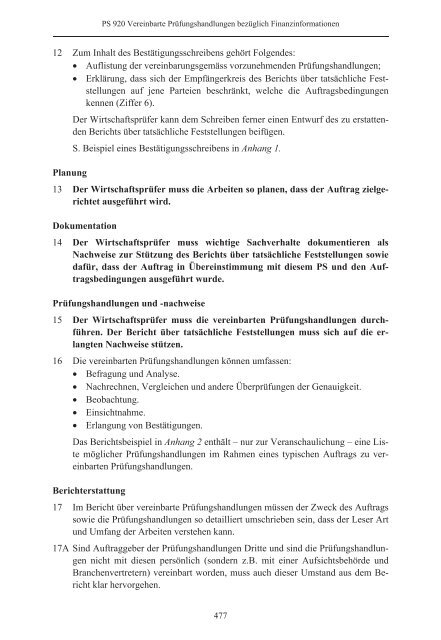 Schweizer Prüfungsstandards (PS) - Ausgabe 2010 - Finanzkontrolle