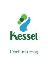 Dorf-Info 2009 (4.6 Mb) - Spargeldorf Kessel