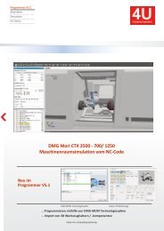 DMG MORI CTX 2500 - 700_1250  CAD CAM Programmer V5 DMG Programmer Programmieren