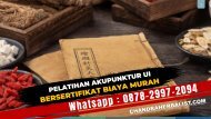 Pelatihan kursus akupunktur ui