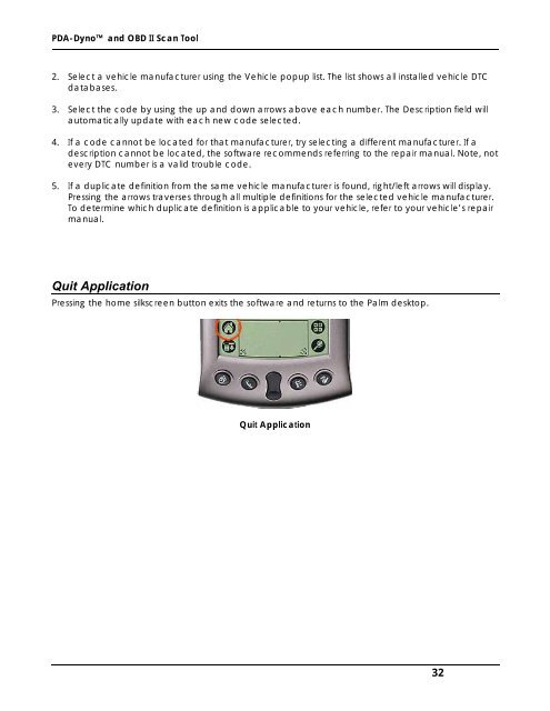 PDA-Dyno™ And OBD II Scan Tool Operating - Nology Engineering