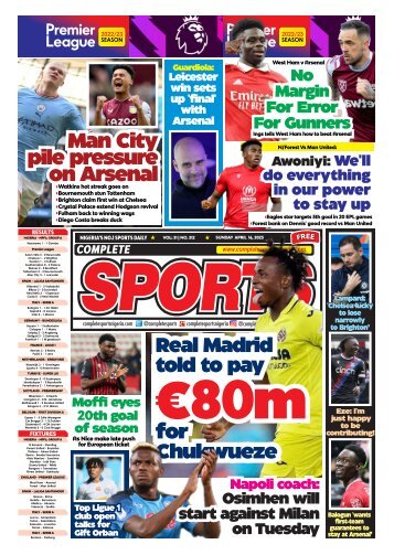 Complete Sports - Sunday, April 16, 2023