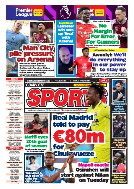 Complete Sports - Sunday, April 16, 2023