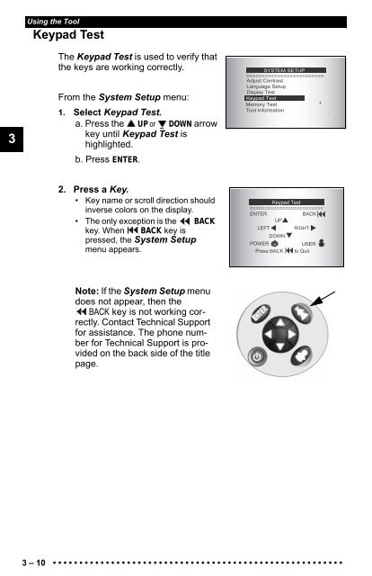 ABS/SRS Code Reader OBDII Scan Tool User's Guide - OTC