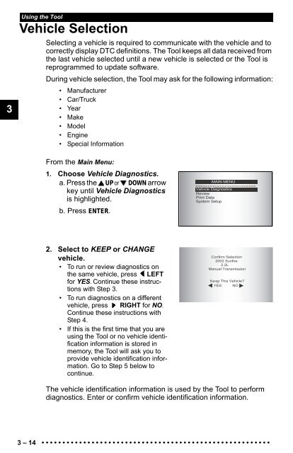 ABS/SRS Code Reader OBDII Scan Tool User's Guide - OTC