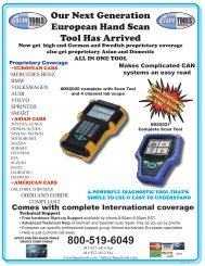 Our Next Generation European Hand Scan Tool Has ... - Baum Tools