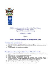 UNDP – PSIA Regional Workshop