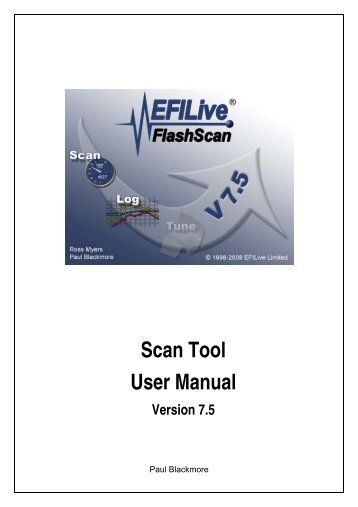 Scan Tool User Manual - EFILive Download Server