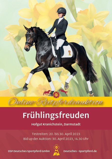 Frühlingsfreuden - DSP Online-Reitpferdeauktion 