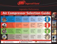 Air Compressor Selection Guide