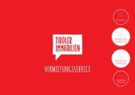 VERMIETUNGSSERVICE - Tiroler Immobilien