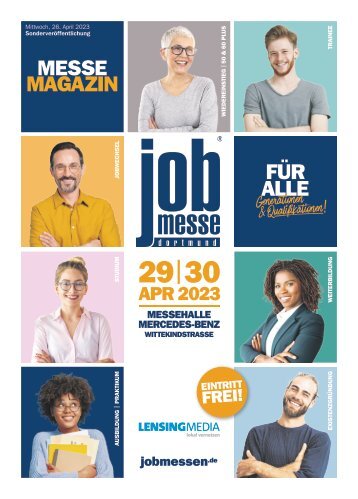 Das MesseMagazin zur jobmesse dortmund 2023