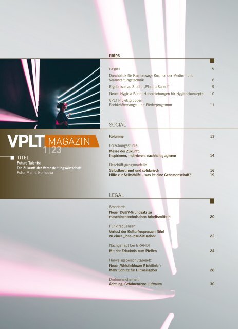 VPLT Magazin 100