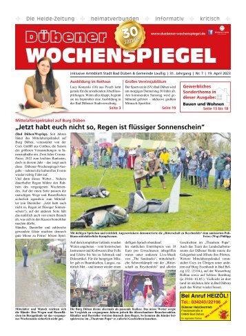 Dübener Wochenspiegel - Ausgabe 7 - Jahrgang 2023