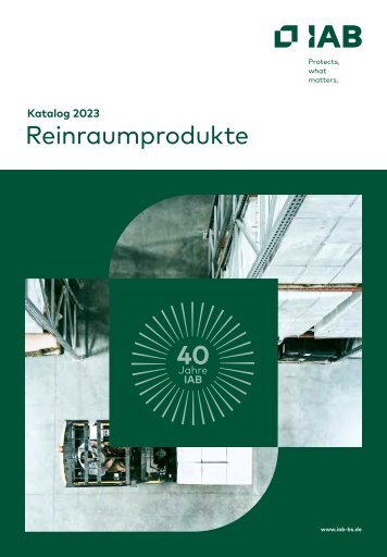 IAB Reinraum-Produkte GmbH Katalog 2023