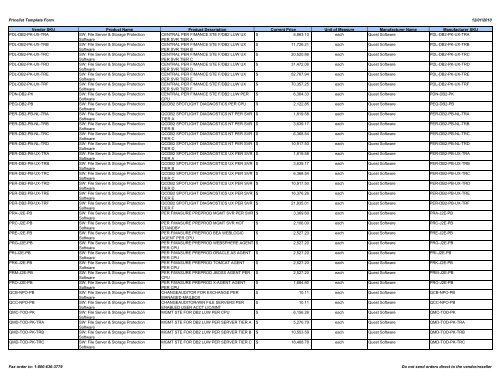 Current Price List (PDF) - Peppm