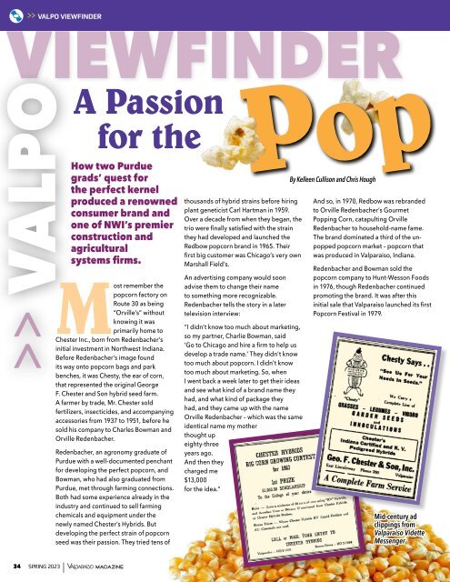 Valparaiso Magazine - Spring 2023