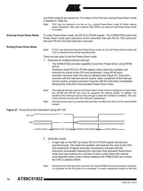 Atmel AT89C51ID2 Data Sheet - Keil