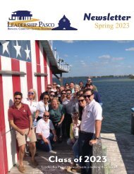 Leadership Pasco Newsletter - Spring 2023